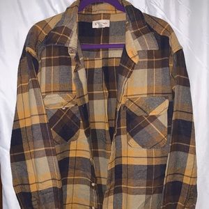 RuffHewn Yellow Flannel